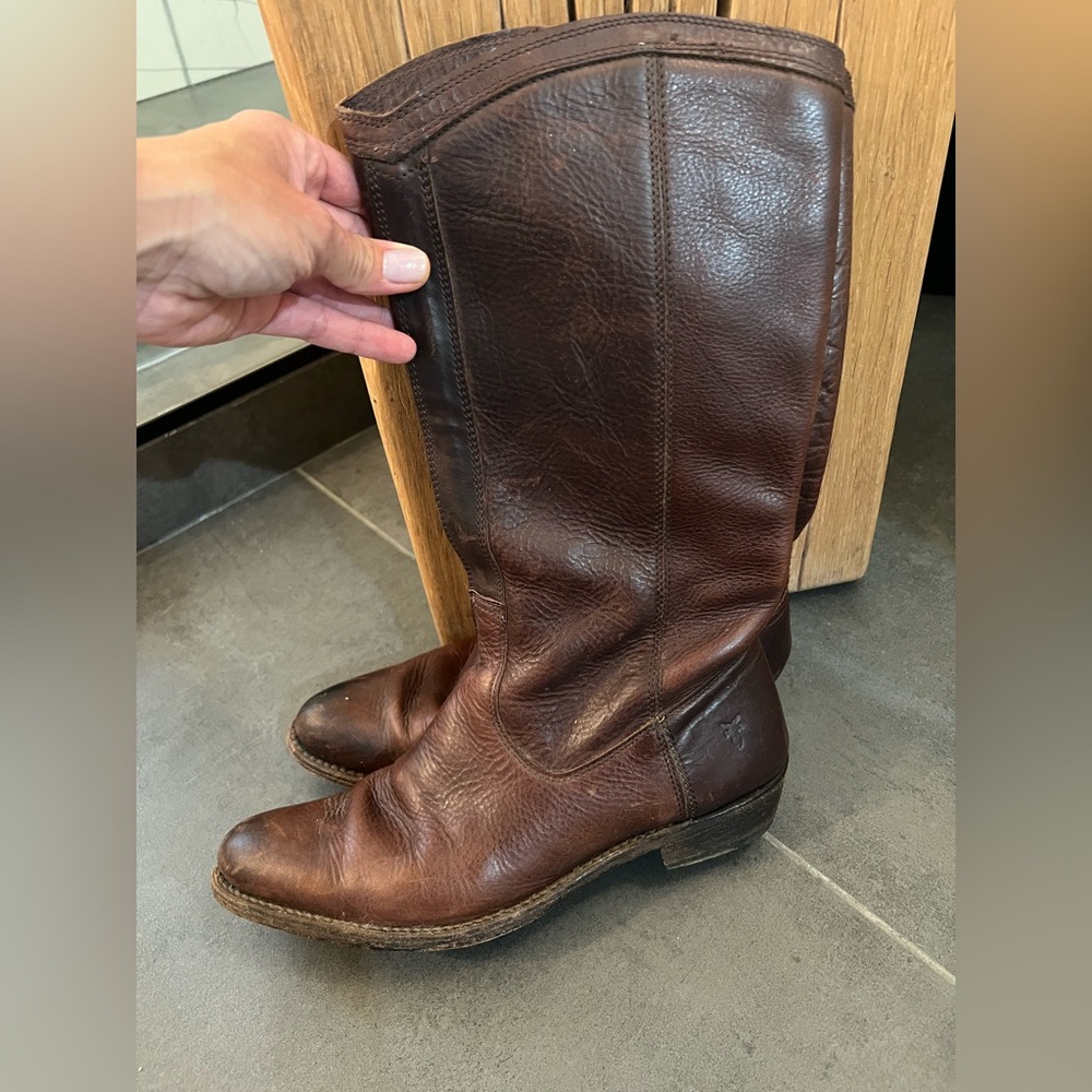 Frye Tall Rider Boots Size 9